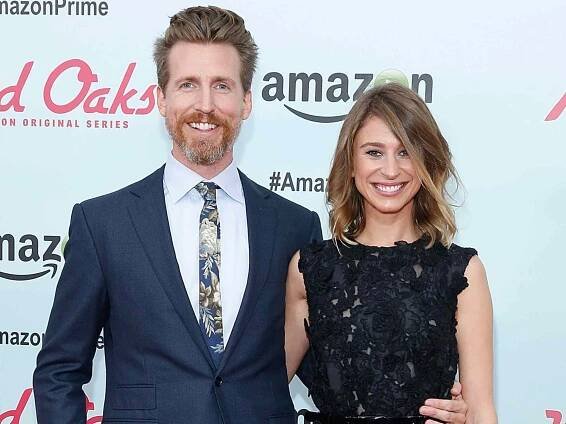 Josh Meyers and McKenzie Rollins attends "Red Oaks" series premiere at Ziegfeld Theater on September 29, 2015
