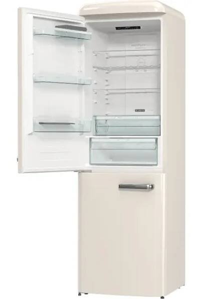 Chladnička s mrazničkou Gorenje ONRK619DC-L krémová barva
