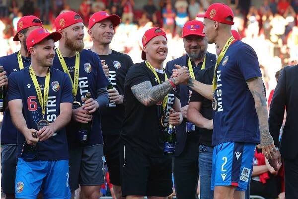 Mistři ligy! Viktoriáni si po výhře nad Baníkem převzali trofej