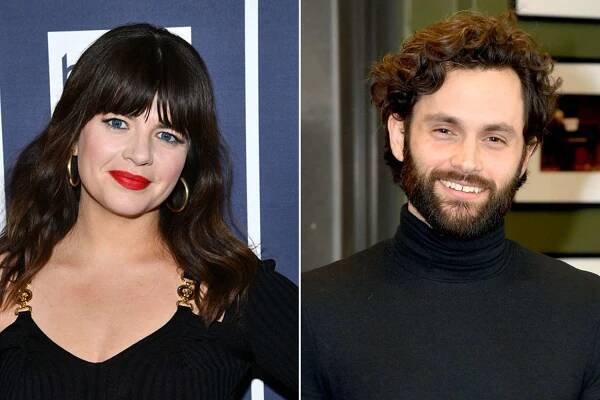 Casey Wilson Reveals Bruises After Jumping Over Desk During Surprise Show Visit from Penn Badgley