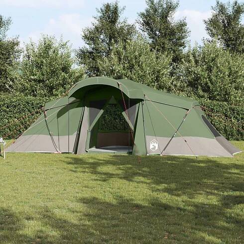 vidaXL Stany se střechou Zelená 721 x 335 x 212 cm Polyester, Zelená