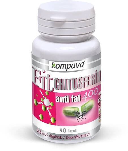 Kompava Fit Chitosferín, 400 mg, 90 kapslí Hlavní obrázek