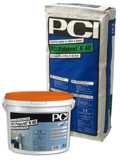 Omítka Malta opravná PCI Polycret K 40 – 25 kg