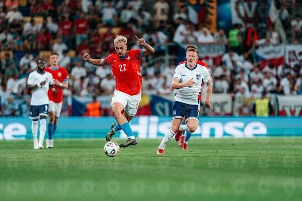Mistrovství Evropy hráčů do 21 let 2025: Česká republika - Anglie 1:3 | Reprezentace | FOTBAL.CZ