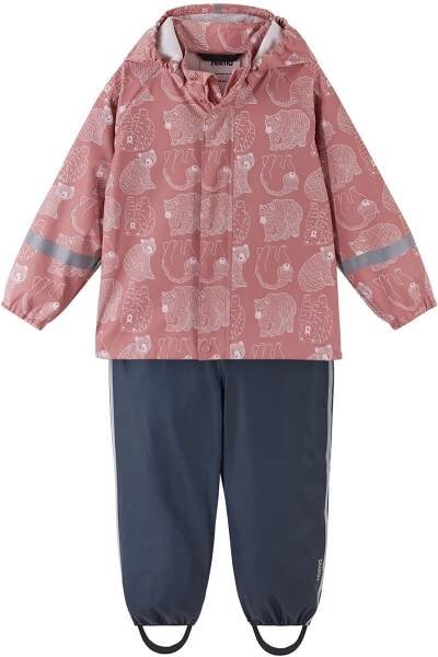 Dětská bunda do deště Reima Vesi - Rose blush