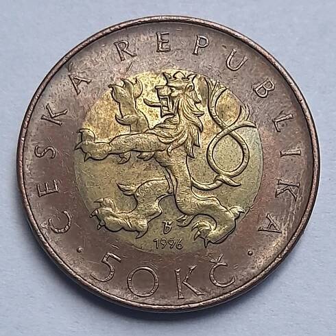 Mince 50 Kč z roku 1996 - Numismatika