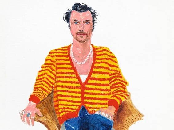 When Harry Styles Met David Hockney: An Exclusive First Look At A Special New Portrait