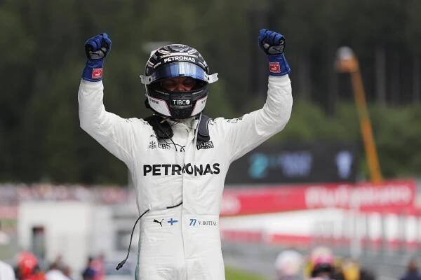 F1 - Bottas wins in Austria ahead of Vettel and Ricciardo