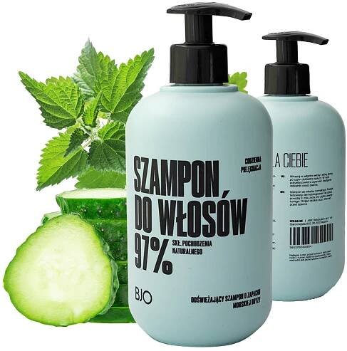 ŠAMPON pro normální vlasy přírodní HYDRATAČNÍ osvěžující BJO 500ml