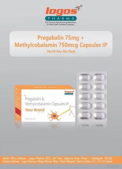 Pregabalin 75 mg + Methylcobalamin 750 mcg Capsule – Logos Pharma