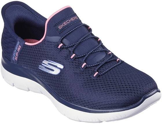 Skechers - Pružné tenisky s tkaničkami SUMMITS DIAM nám. modrá