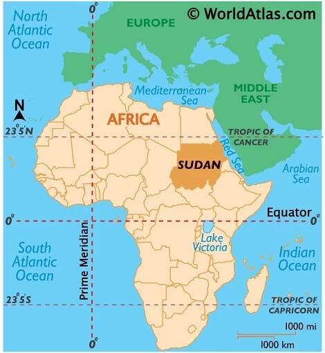 Where is Sudan?