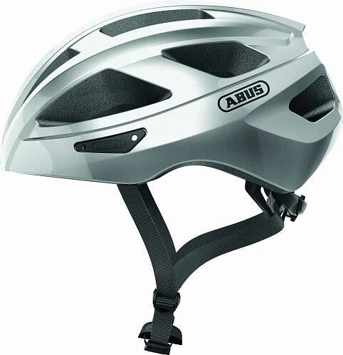 Cyklistická helma ABUS Macator Gleam silver - M