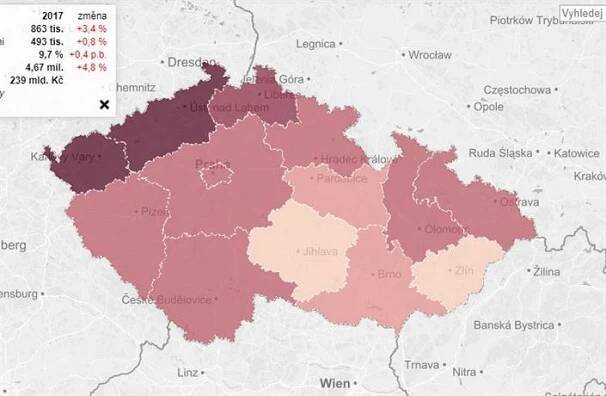Mapa exekucí narazila. Komora žádá po Otevřené společnosti 90 tisíc za poskytnutá data