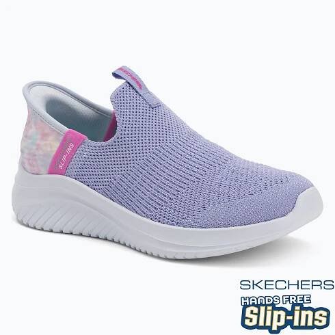 Dětské boty SKECHERS Slip-Ins Ultra Flex 3.0 lavender/multi