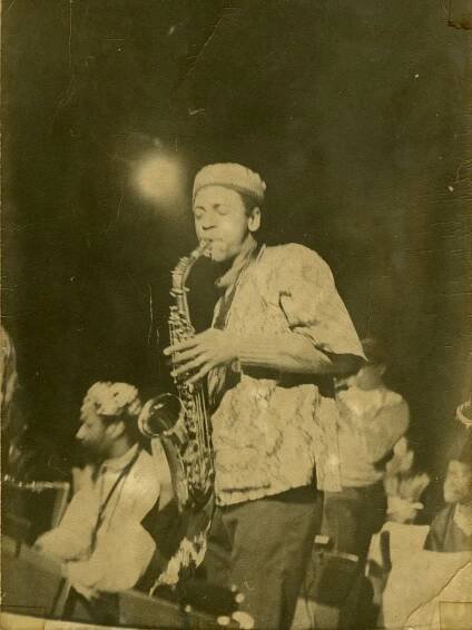 Henry Threadgill playing the saxophone.