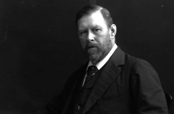 Portrait de Bram Stoker en 1890.