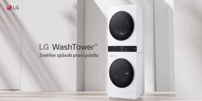 Prací věž - pračka se sušičkou LG WT1210WWF - LGshop.cz