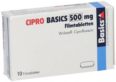 ciprofloxacin genericon 500 mg