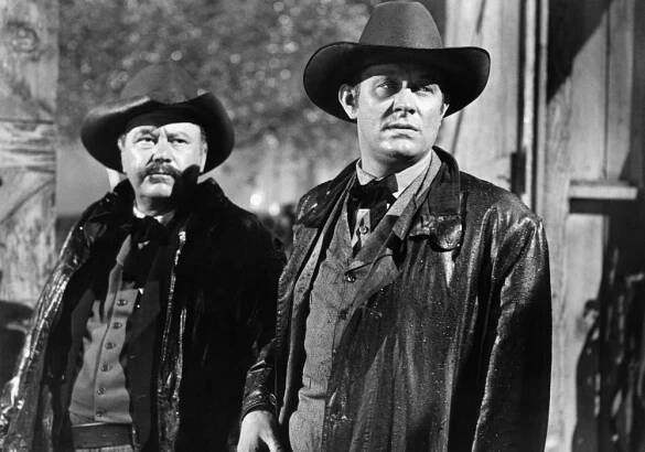 TOUGHEST MAN IN ARIZONA, from left, Edgar Buchanan, Vaughn Monroe, 1952