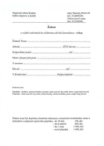 Formuláře ke stažení – projektkladno.cz