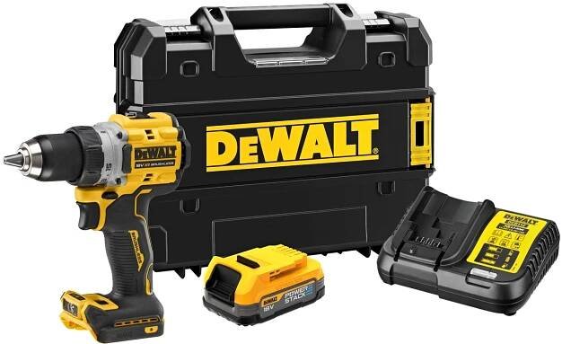 Aku vrtačka Dewalt DCD800E1T 18V 1x1,7Ah POWERSTACK