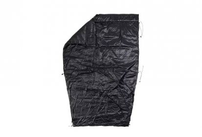 SLEEPER QUILT is the sleeping bag and warm camp poncho at the same time.