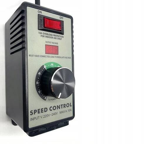 Regulátor otáček motoru o výkonu napětí 2000 W 230 V Stav balení originální