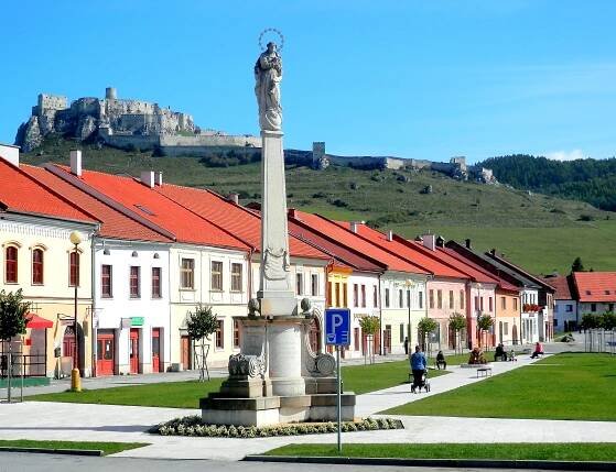 Mariánské náměstí, Spišské Podhradie, památková rezervace