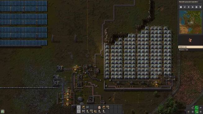 Factorio; gameplay: panely
