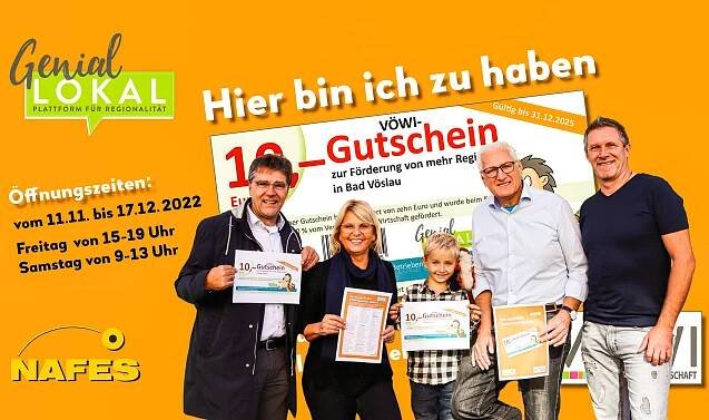 Gutscheine Bad Vöslau - VÖWI - Verein Vöslauer Wirtschaft, Bad Vöslau
