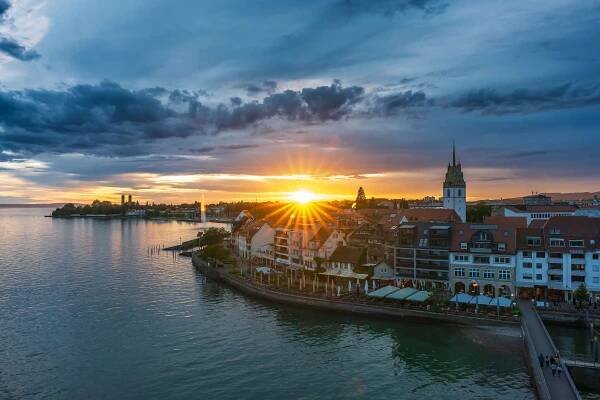 Sonnenuntergang Friedrichshafen