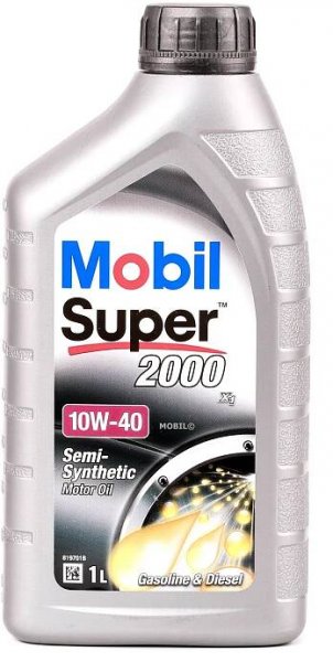 Motorový olej MOBIL Super 2000 X1 10W40 1l MB 229.1 VW 501 01, 150864