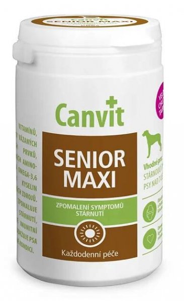 Canvit Senior MAXI pro psy ochucený 230g