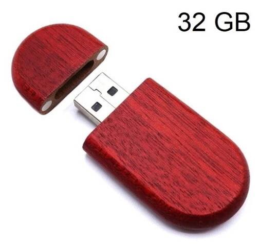Dřevěný USB flash disk 32GB - Redwood - dřevo