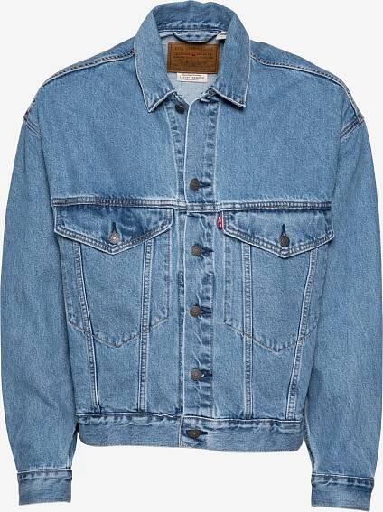 LEVI'S ® Přechodná bunda 'Stay' – modrá: přední strana