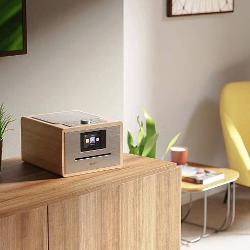 Majority Homerton 2 Oak, music system