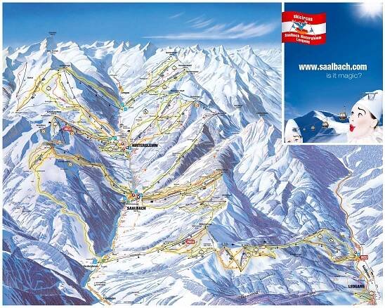Saalbach-Hinterglemm NOVINKA - Lyžování, cykloturistika, inline skating, rafting Rakousko, Itálie