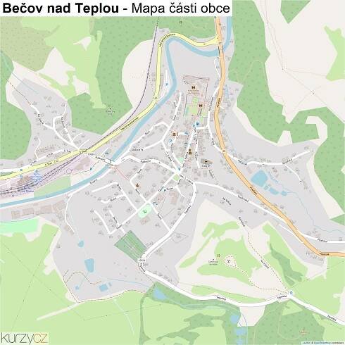 Bečov nad Teplou - mapy | Kurzy.cz