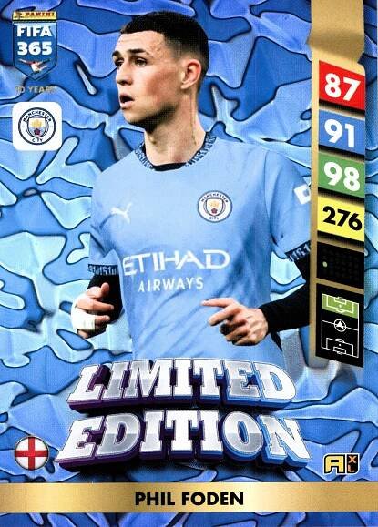 PANINI FIFA 365 2025 LIMITOVANÁ EDICE PHIL FODEN MANCHESTER CITY