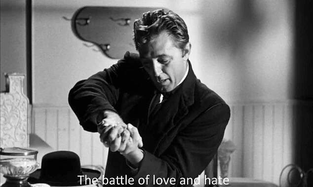 The battle of love and hate