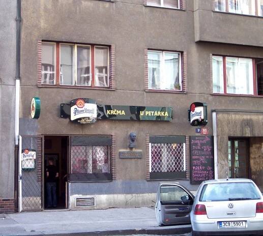 BIEBL Konstantin – Na domě čp.401 v ulici Na Výtoni 7 Praha 2 Nové Město – Pamětní desky v Praze