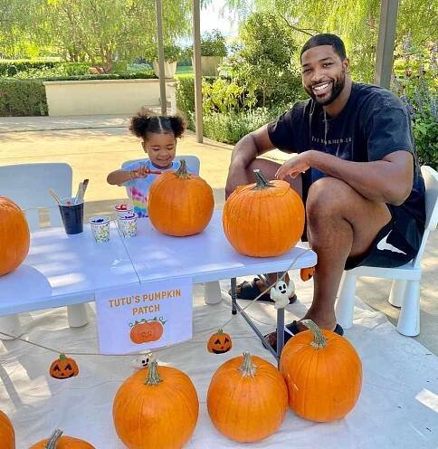 True Thompson, Khloe Kardashian, Tristan Thompson