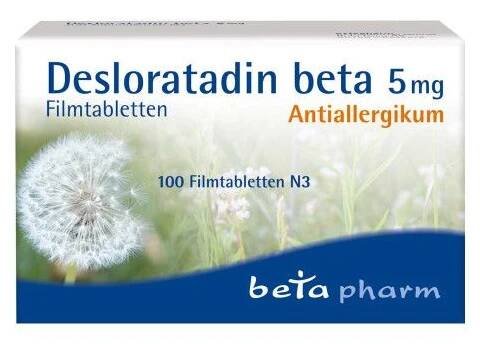 DESLORATADIN beta 5 mg Filmtabletten