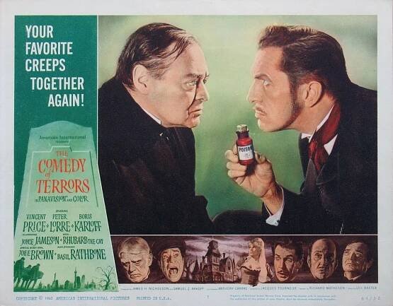 Komedie plná hrůz - Fotosky - Peter Lorre, Vincent Price