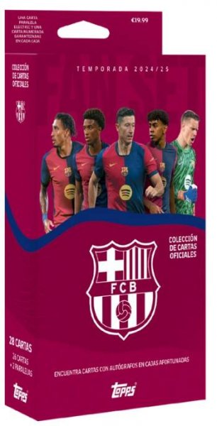 Sada ventilátorů Topps FC Barcelona2024/25