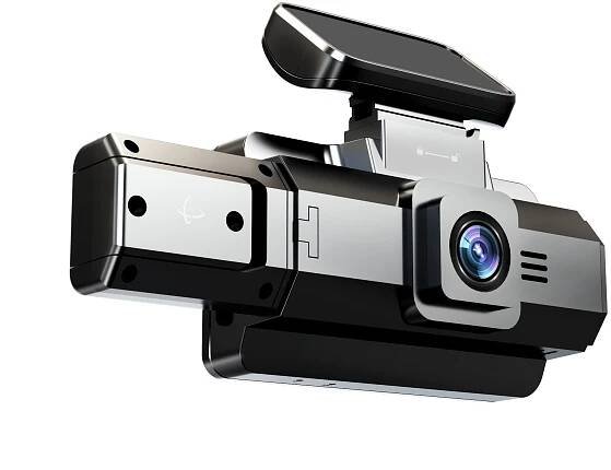 dash cam dual lens 3.16inch car DVR dash camera HD 1080P front and 720P inside, wide angle, *, loop recording, night version