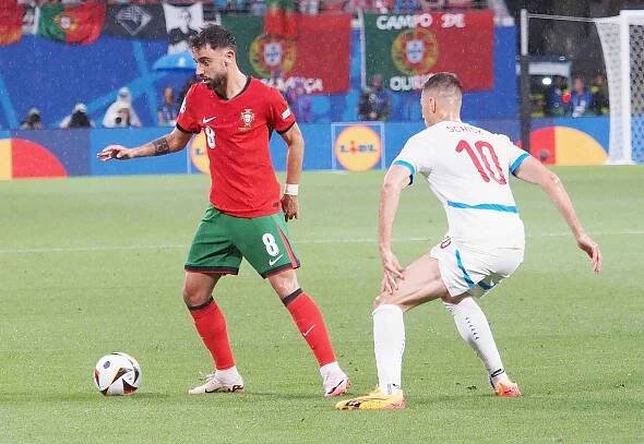Euro 2024, skupina F: Česko - Portugalsko.