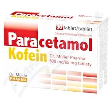 Paracetamol/Kofein Dr.Müller 500mg/65mg tbl.30