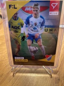 Matěj Šín - FC Baník Ostrava - sportzoo live rookie karta limit  - Sportovní sbírky